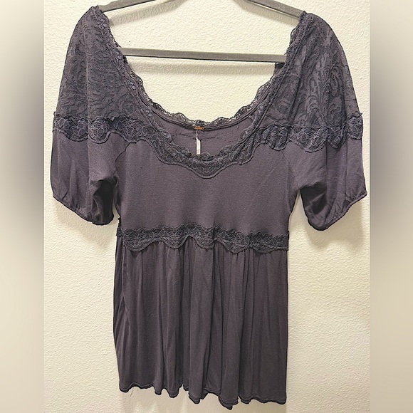Free People Lace Babydoll Top 🩰 - Picture 1 of 10